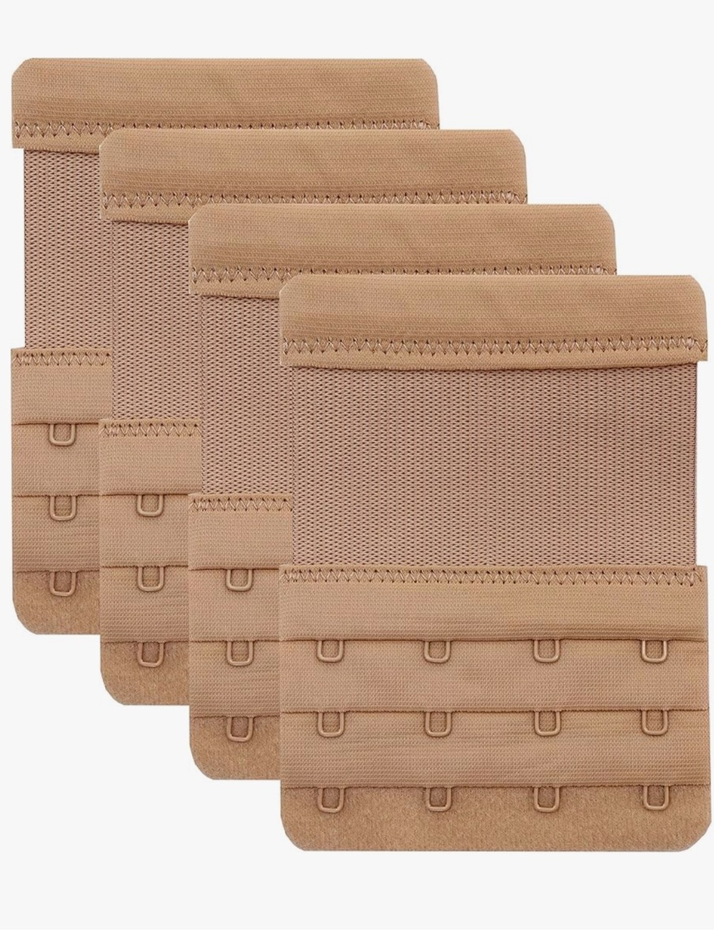 Nude Bra Extender Set - 4-Pack